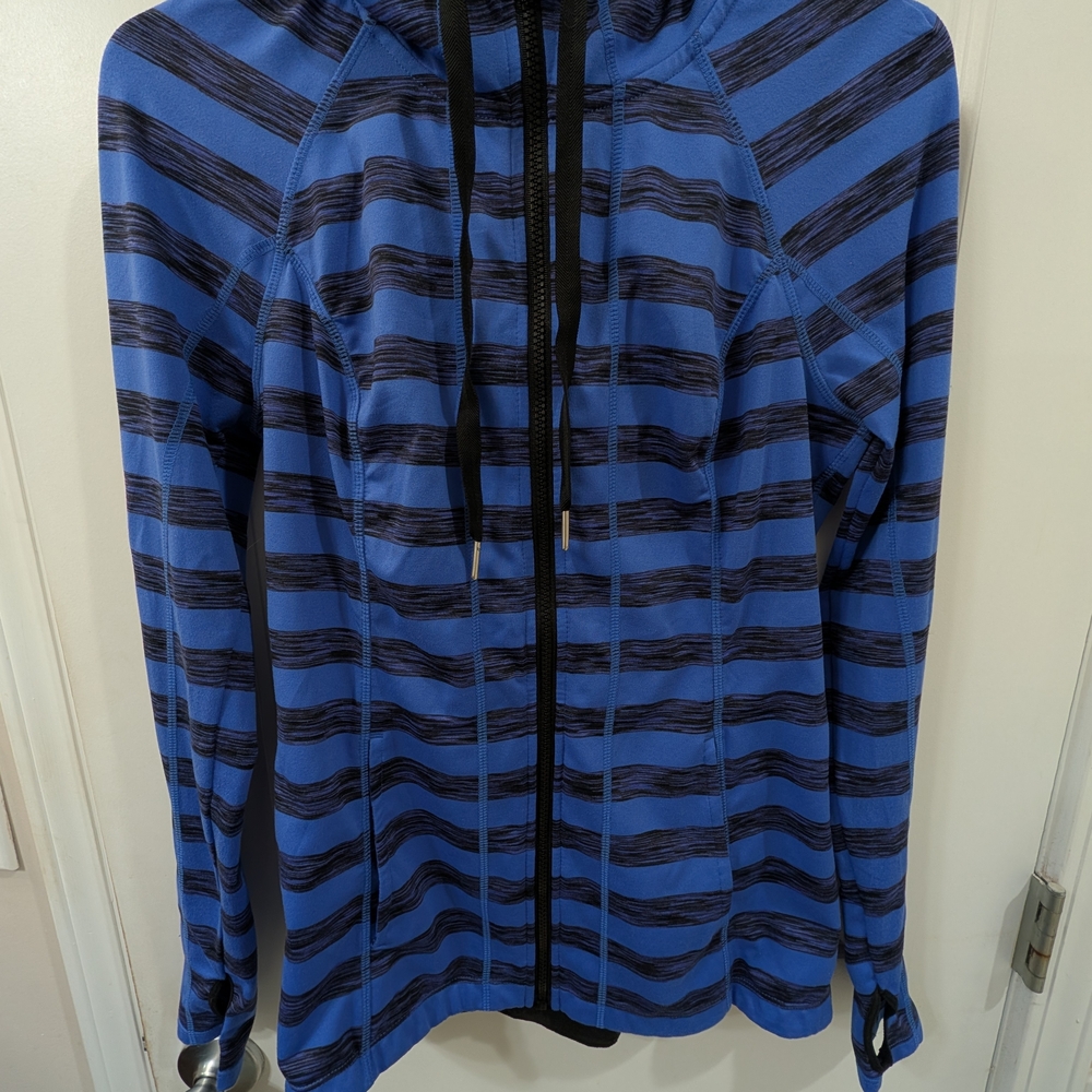 Lukka Blue and Black Striped Jacket
